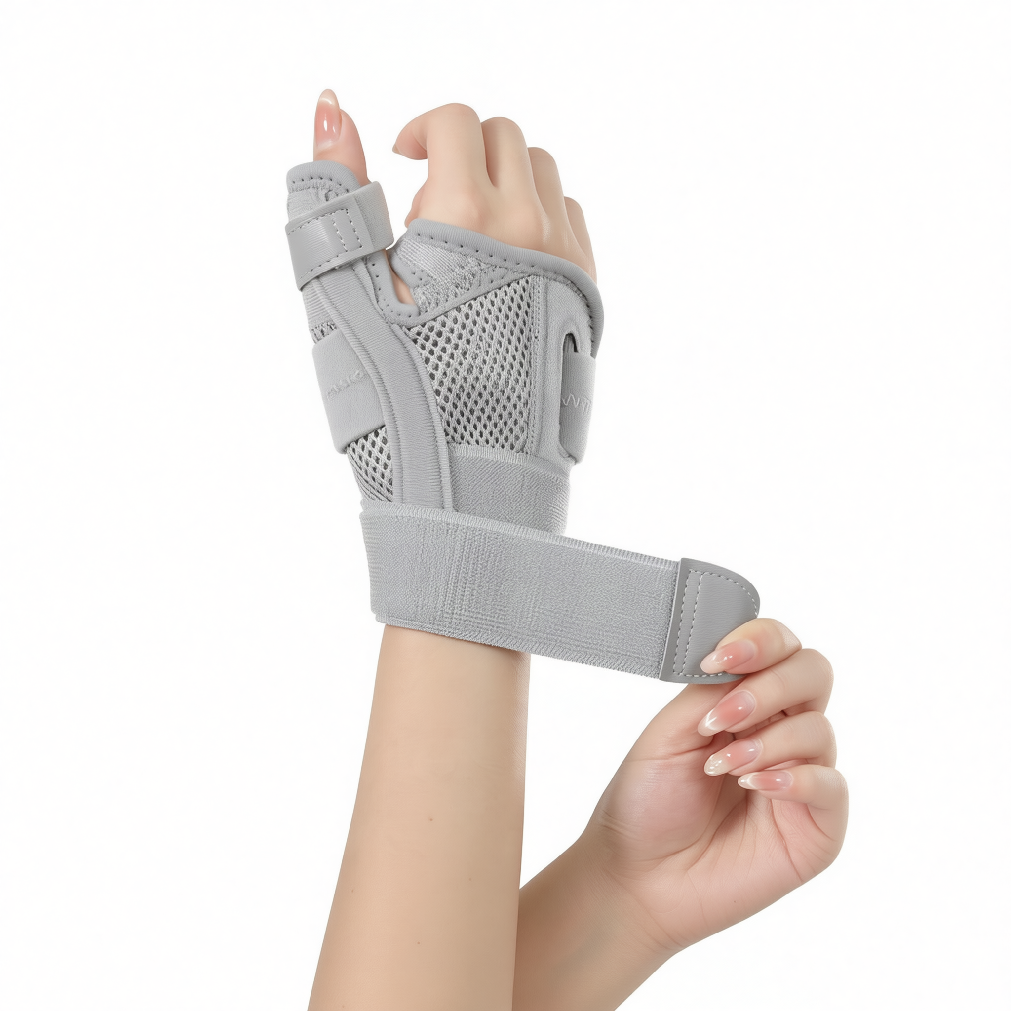 Jefferson Adult Wrist Brace Support Gray One size fits all [adjustable] single view 2