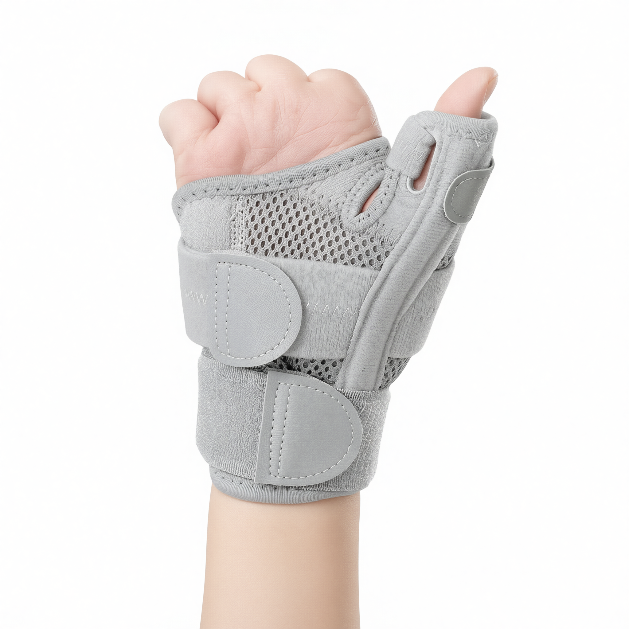 Jefferson Adult Wrist Brace Support Gray One size fits all [adjustable] single view 3