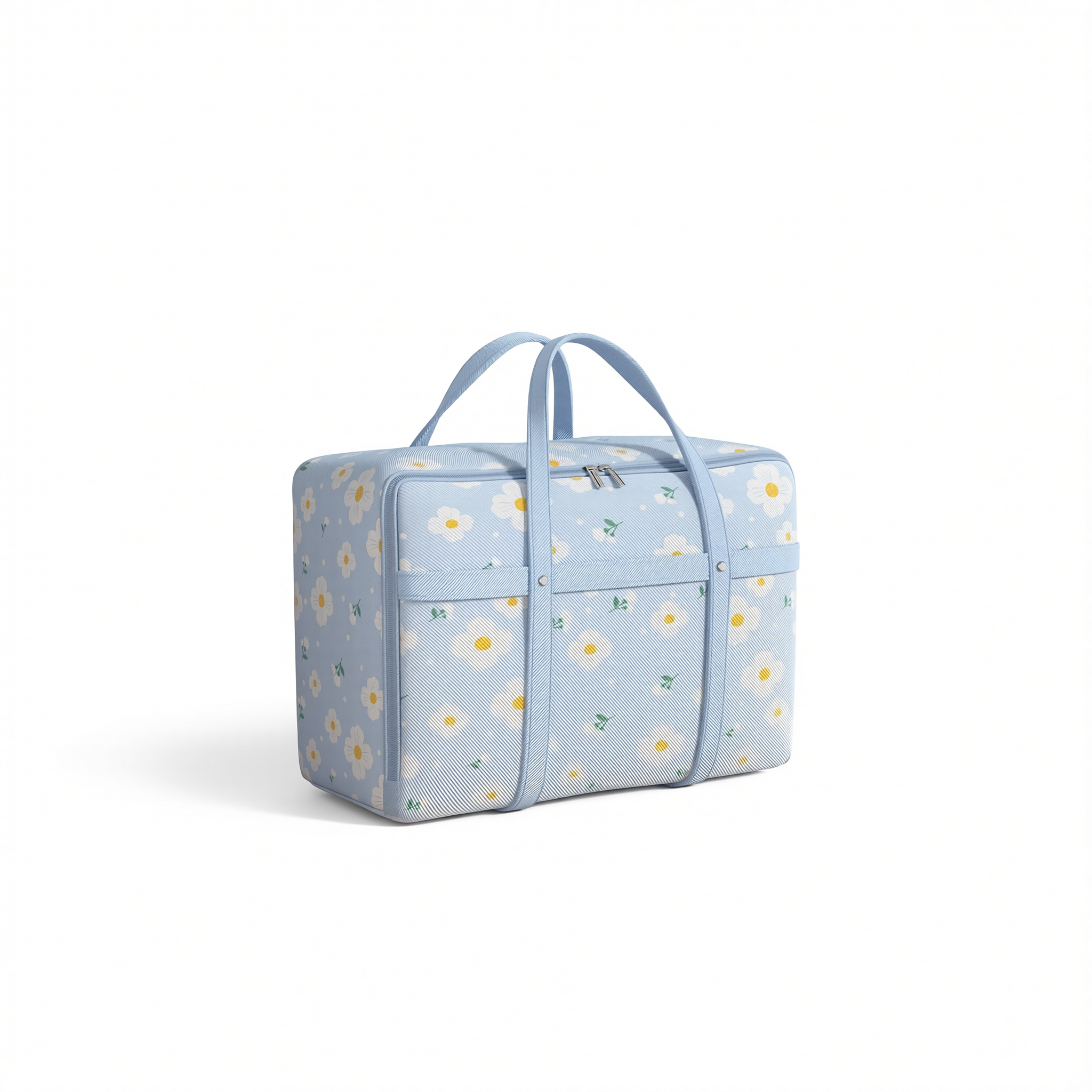Friend Clothes Storage Bag Non-woven Moving Organizer Sky blue-[regular