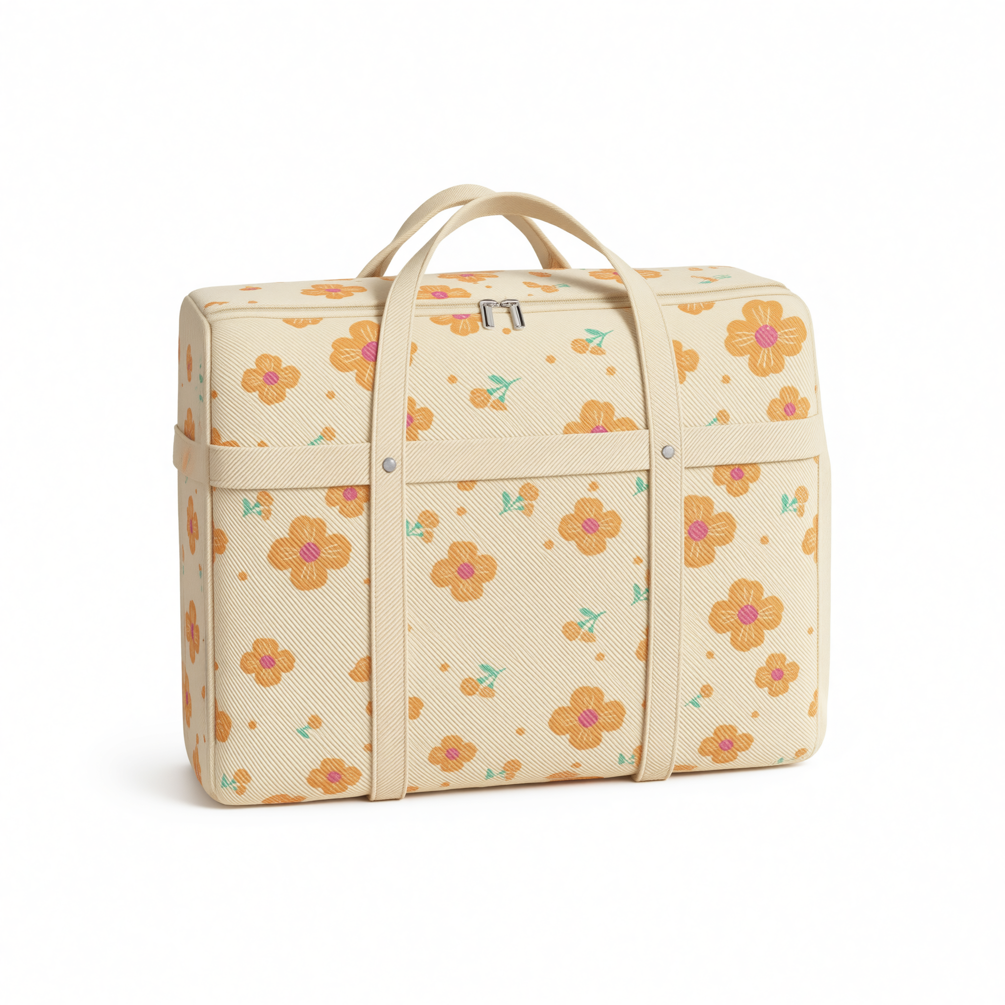 Friend Clothes Storage Bag Non-woven Moving Organizer Light apricot view 4