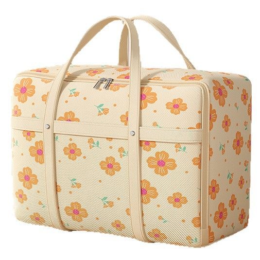 Friend Clothes Storage Bag Non-woven Moving Organizer Light apricot view 5