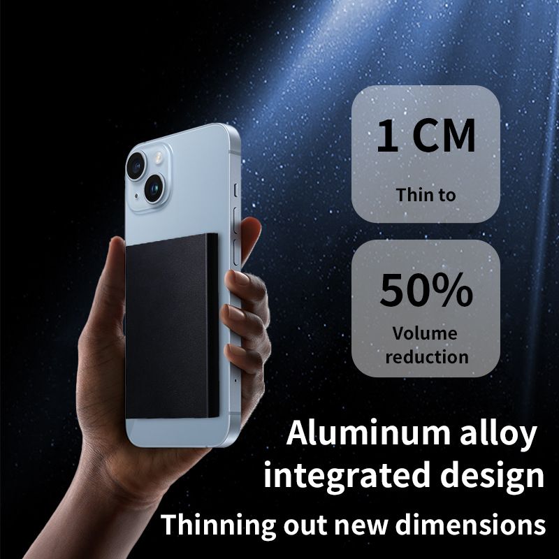 An qichen Magnetic Power Bank 15W Wireless Fast Charge Silver view 3