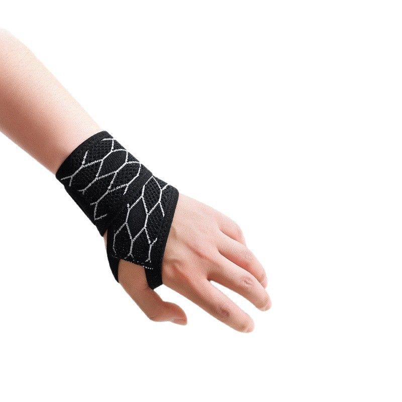 Wristband Sports Compression Brace Polyester Charming purple - one pair view 5