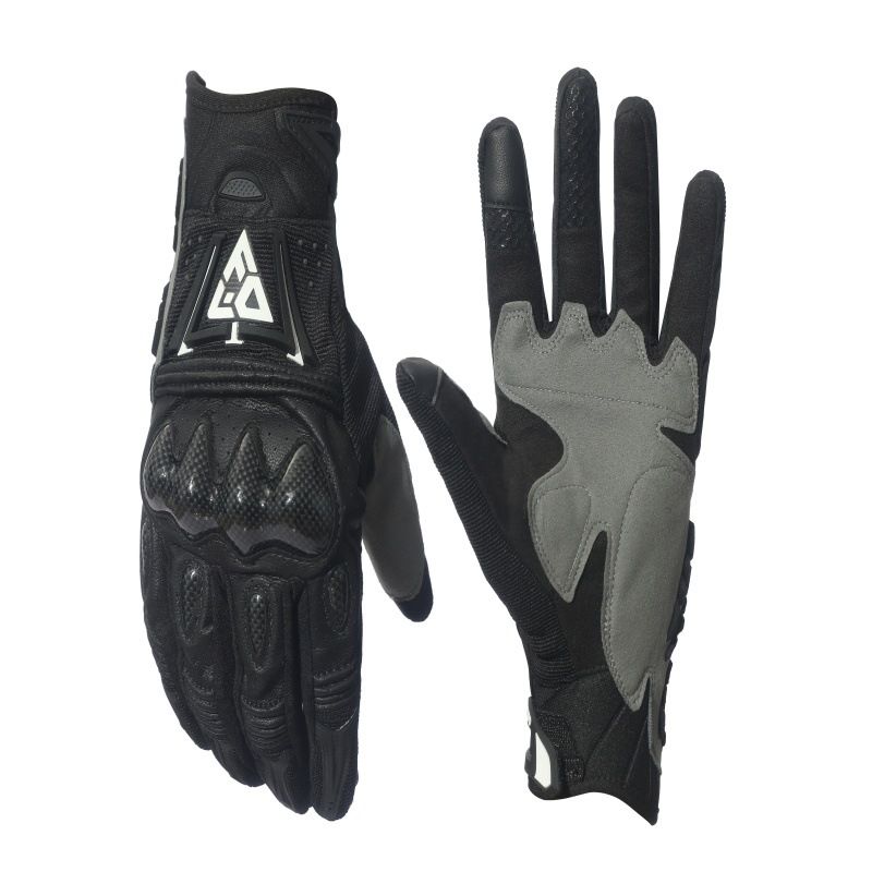 FISD Motorcycle Off-Road Gloves Carbon Fiber Fisd white XL view 4