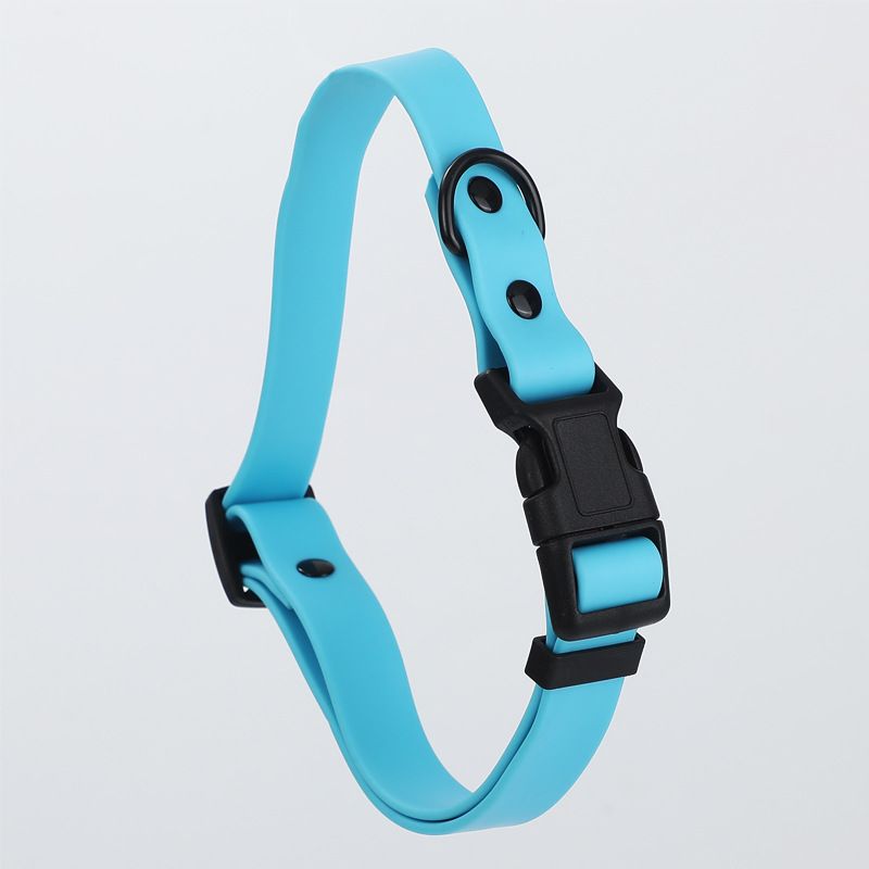 Dog Collar Roommate PVC Adjustable S M L Sky blue M size - recommended for view 6
