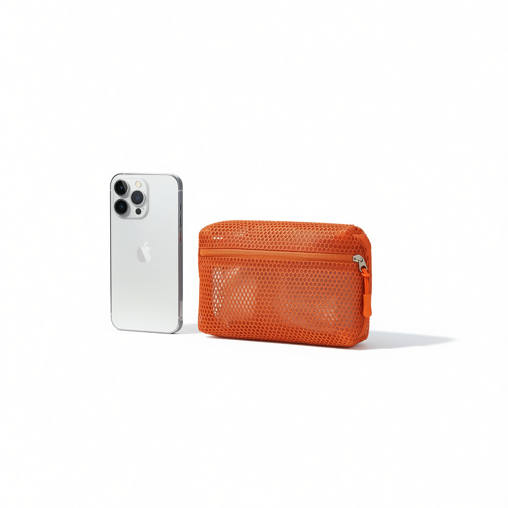 Digital Product Storage Bag Cube Portable Travel. Orange large size [27*21cm view 4