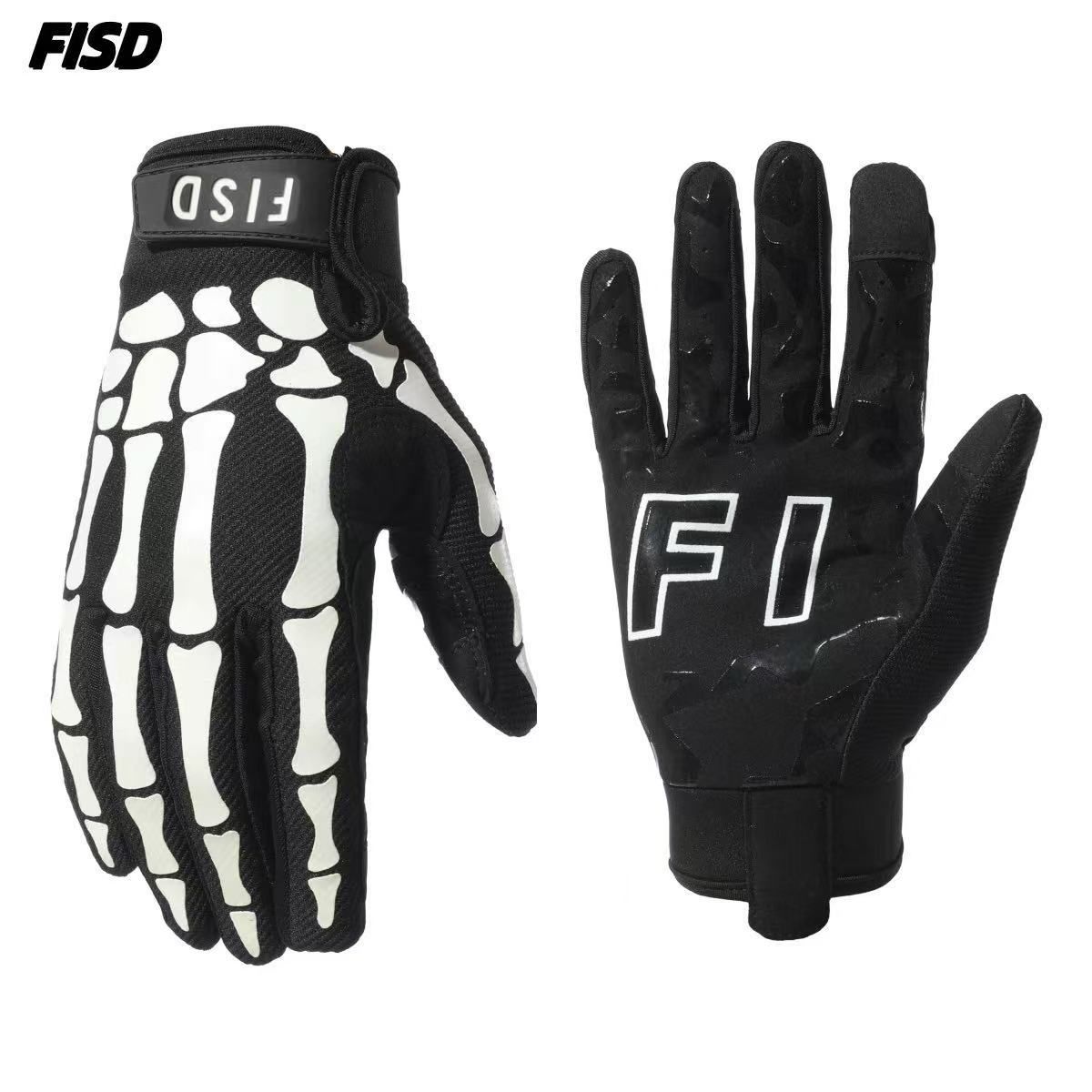 FISD Bicycle Gloves Touchscreen Breathable. black
