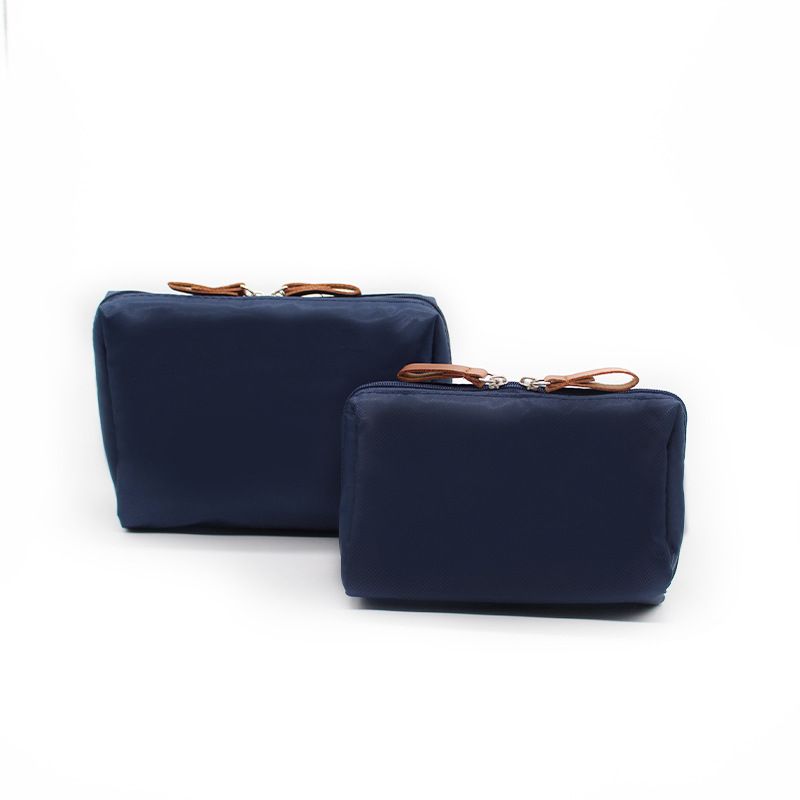 Ai Cheng Space Makeup Bag Travel Storage Hand-held cosmetic bag [navy blue]