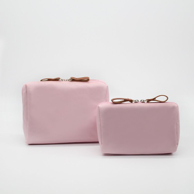 Ai Cheng Space Makeup Bag Travel Storage Hand-held cosmetic bag [pink] large size