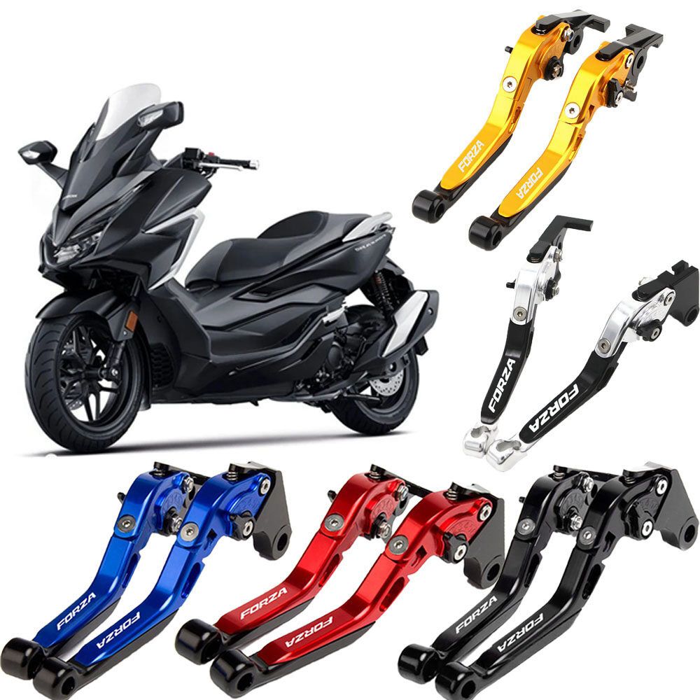 Motorcycle Brake Clutch Lever FORZA350/300 Alu Green green black-(without logo) view 3