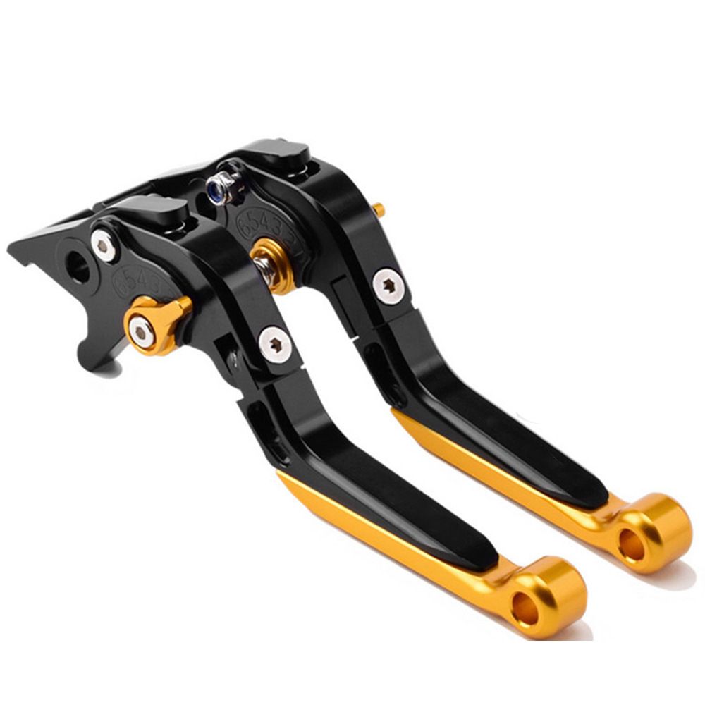Motorcycle Brake Clutch Lever FORZA350/300 Alu Black black gold-(without logo)