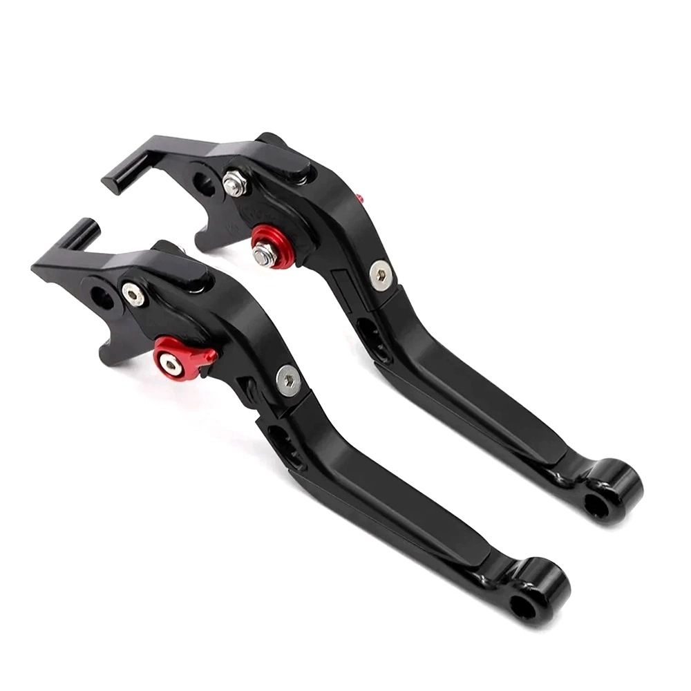 Motorcycle Brake Clutch Lever FORZA350/300 Alu Black - red buckle - (no logo)