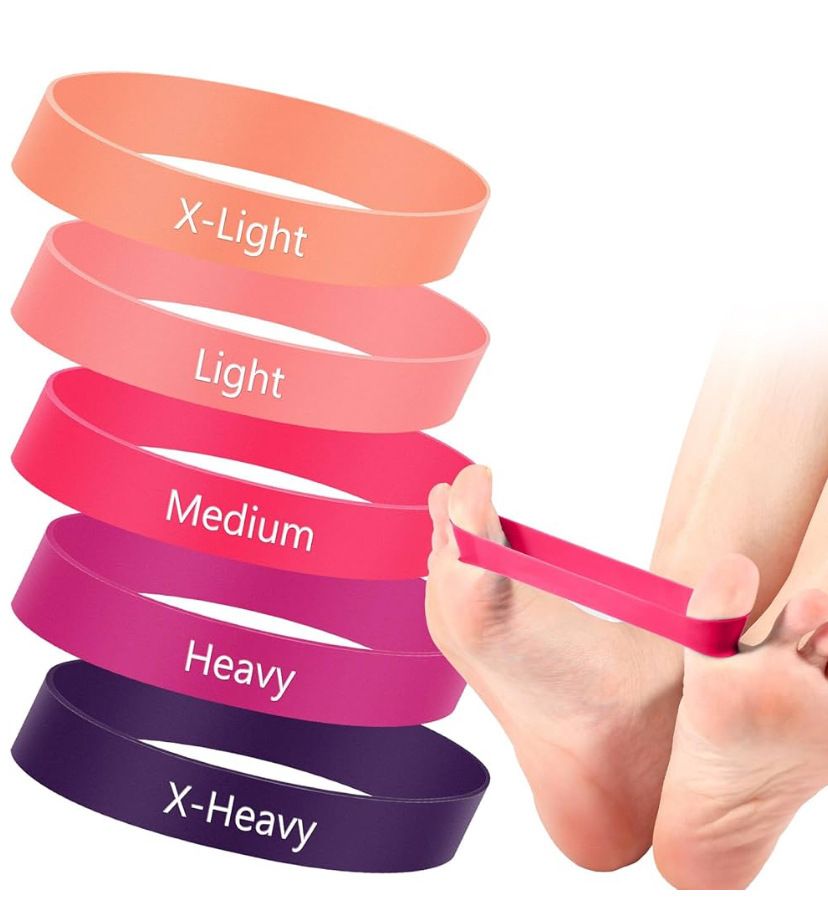 Yoga Cat TPE Finger Pull Ring Resistance Band Dark pink finger tension ring