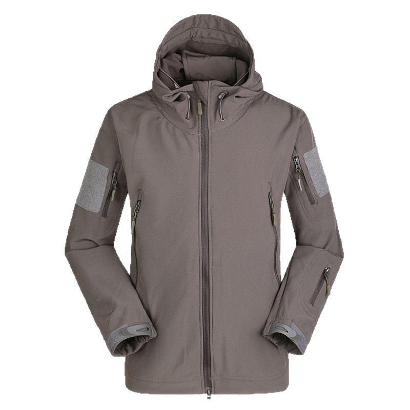 ESDY Men Softshell Jacket Outdoor Fleece Training Coat CCBK XXL view 6