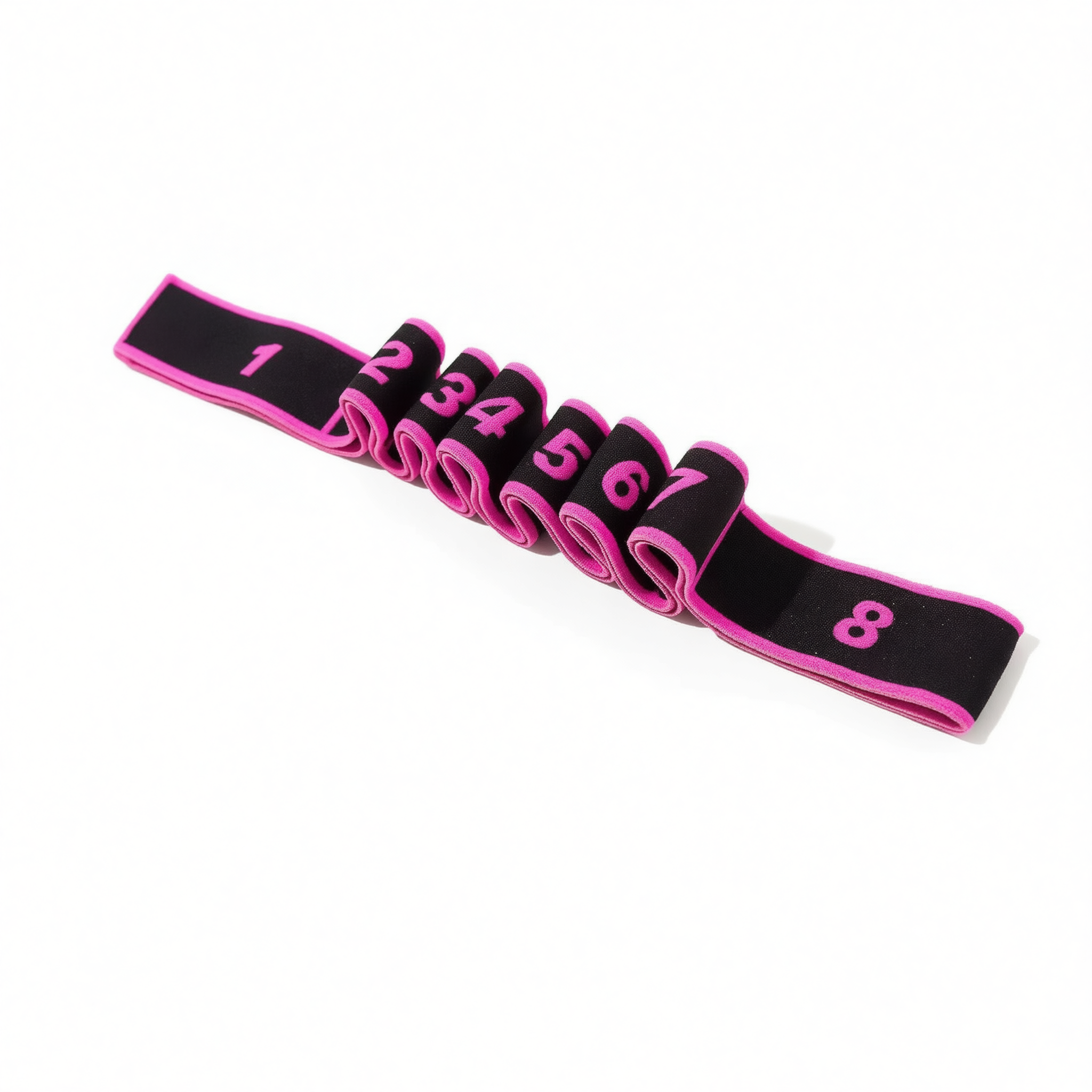 Resistance Band Yoga Fitness Digital Style Black rose red - digital style [8