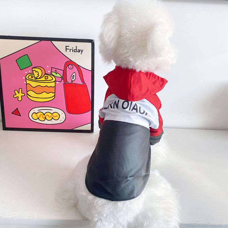 Pretty pet Polyester Windproof Jacket Small Dog Red jacket S bust 35 — image 1