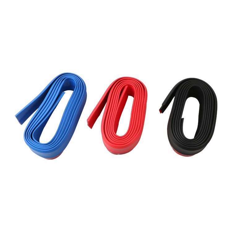 Ning zhi Car Front Lip Anti-Collision Strip TPE. 2.5m [black and white] one piece view 3
