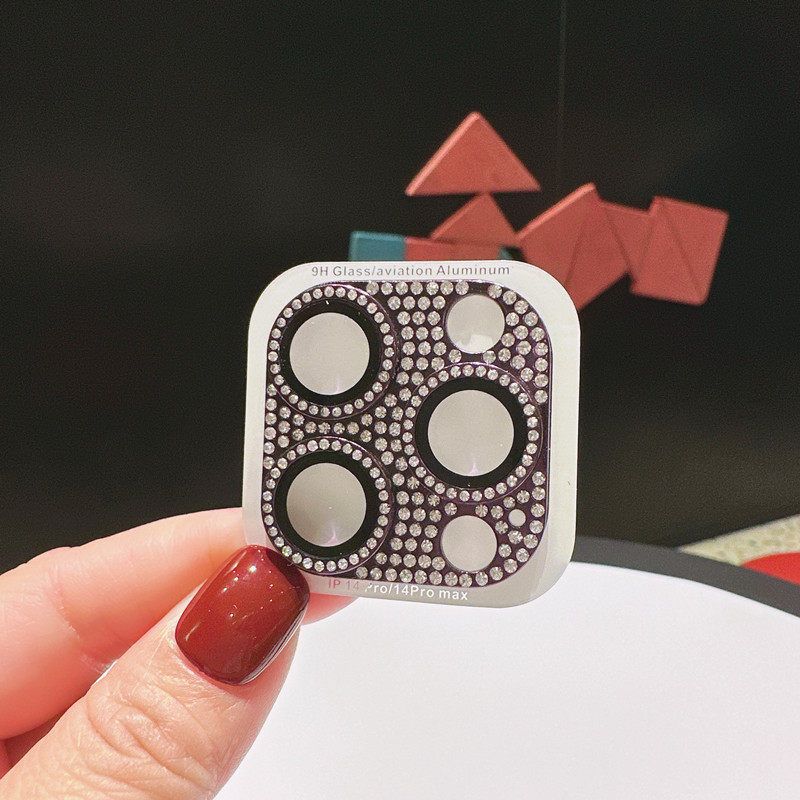 Yixi Camera Lens Protector iPhone 17 Pro Diamond Frosted [all-inclusive full view 4