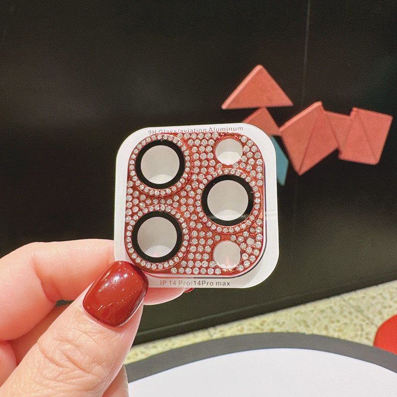 Yixi Diamond Lens Film for iPhone 17Pro [integrated all-inclusive diamond lens view 2
