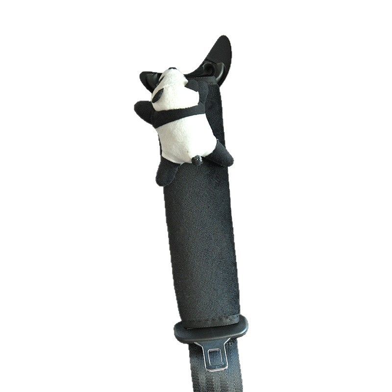 Cute Panda Car Seatbelt Shoulder Pad Protector Panda shoulder pads view 5