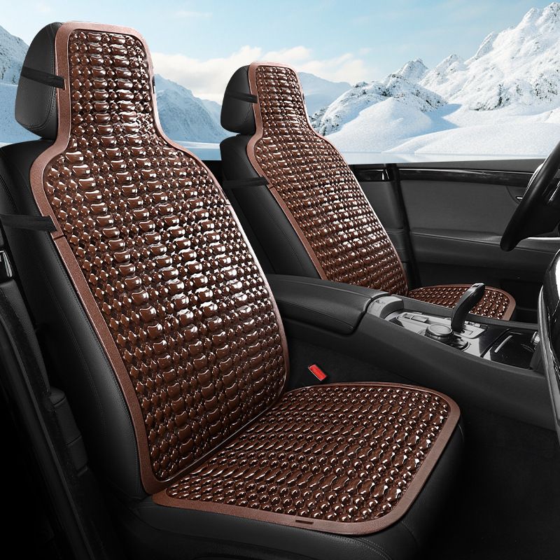 Plastic Car Seat Cushion Ventilated Cooling Pad Base - light blue plastic pad view 3