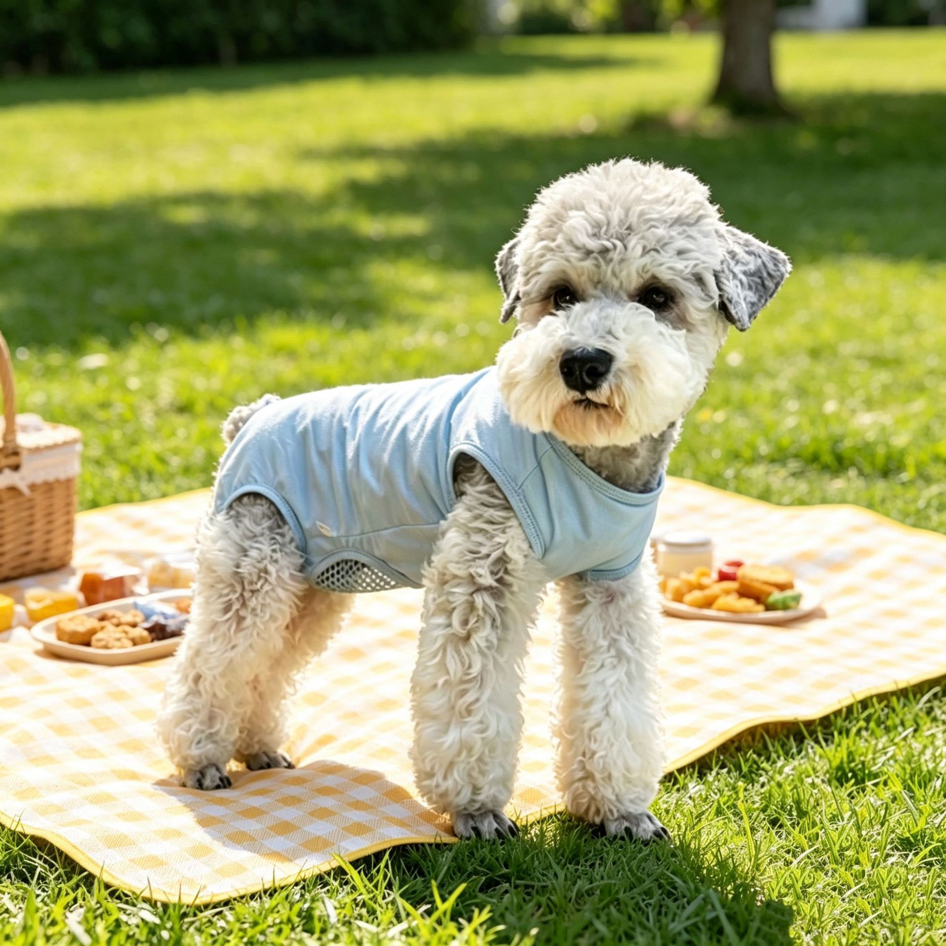 Dog Breathable Coverall Nylon Pet Clothing view 4