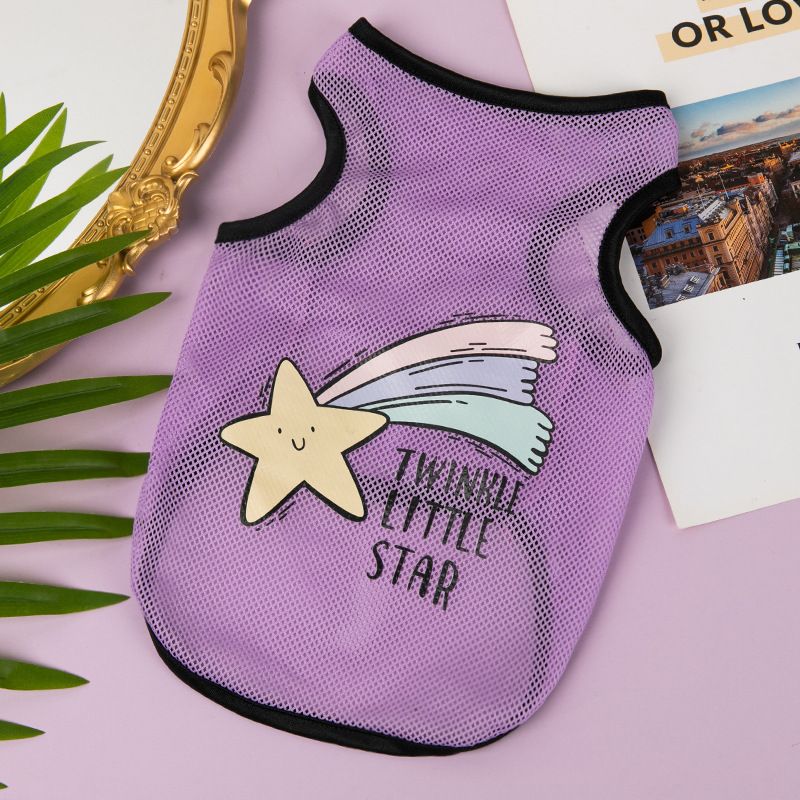Pet Mesh Vest Dog Cat Clothing Lelemiao Polyester — image 1