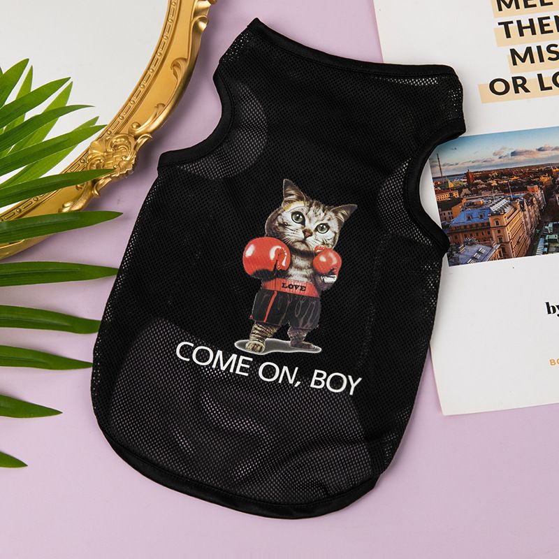 Pet Mesh Vest Dog Cat Clothing Lelemiao Polyester S — image 1
