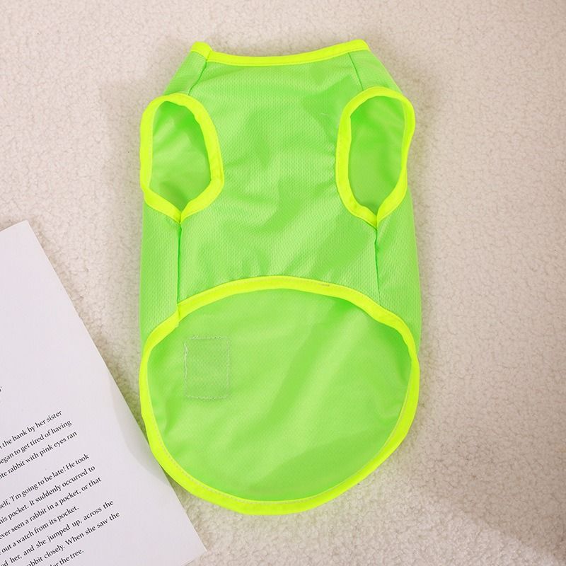 Dog Vest Breathable Summer Pet Clothing with Leash Clip view 2