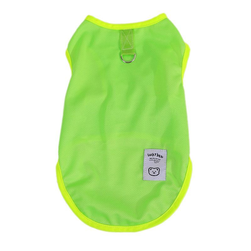 Dog Vest Breathable Summer Pet Clothing with Leash Clip view 5