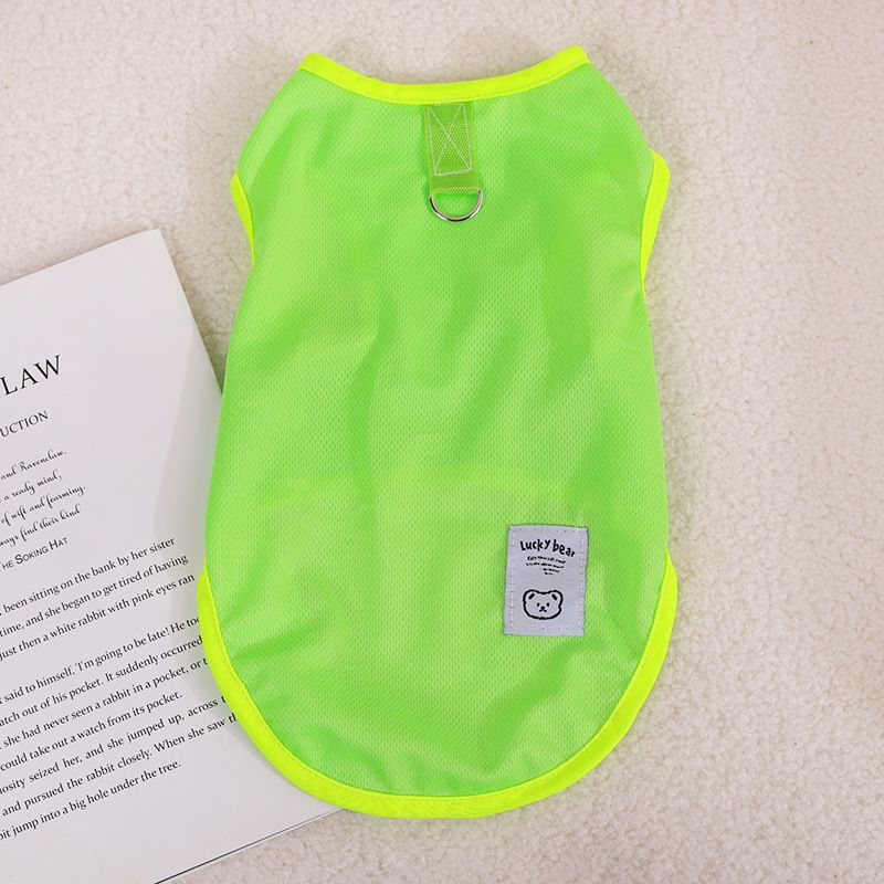 Dog Vest Breathable Summer Pet Clothing with Leash Clip XS — image 1