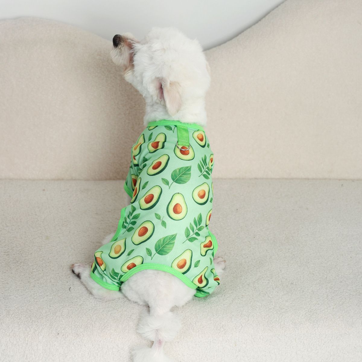 Pet Dog Summer Mesh Clothing Harry Kennel Four-legged jacket with traction — image 1
