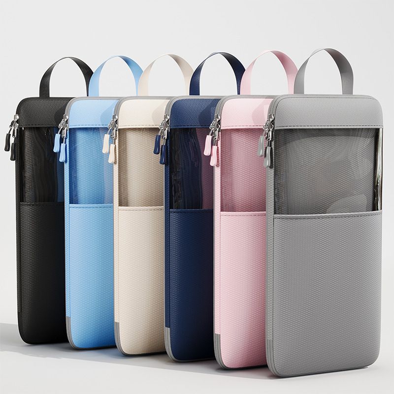 Mu Family Travel Storage Bag Portable Compressible Cube Grey Medium size【23*12*34】 view 2