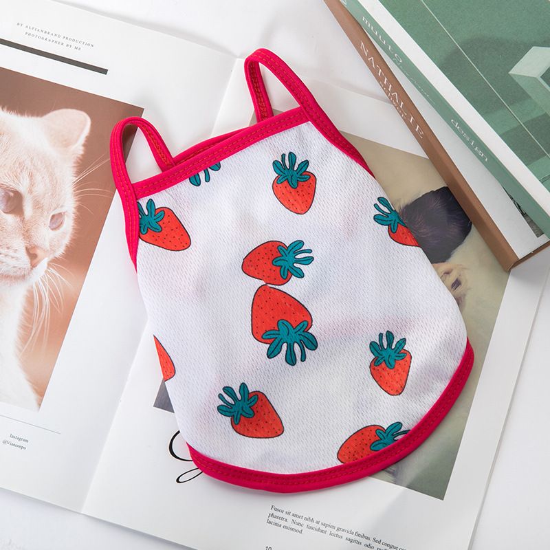 Lele Meow Pet Vest Summer Polyester Camisole-love rabbit view 4