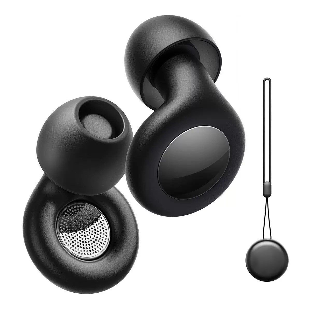 Silicone Earplugs Noise Reduction 28dB Sleep Waterproof Glossy view 2