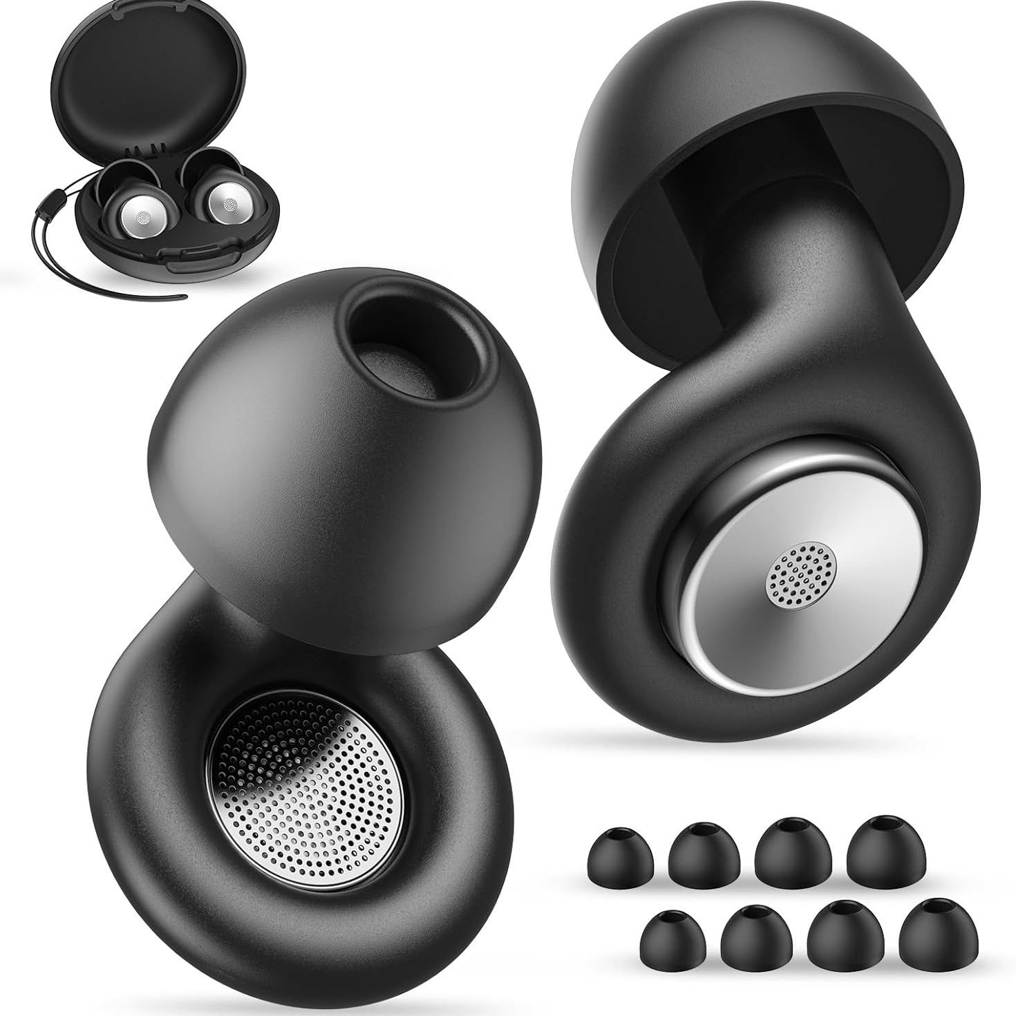 Silicone Earplugs Noise Reduction 28dB Sleep Waterproof New noise canceling view 3