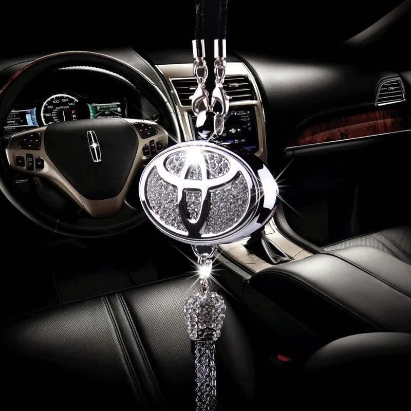 Car Perfume Pendant Car Logo Diamond Ornament Feng field — image 1