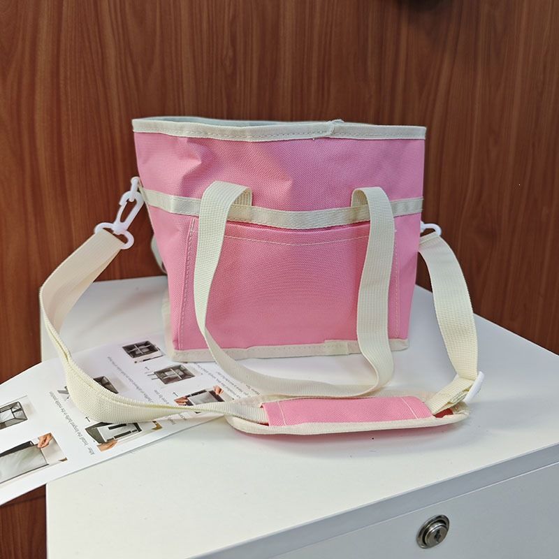 No Spill Car Drink Holder Bag Pink Hard partition