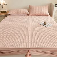Washed Cotton Quilted Fitted Sheet Diamond 135x200cm view 4