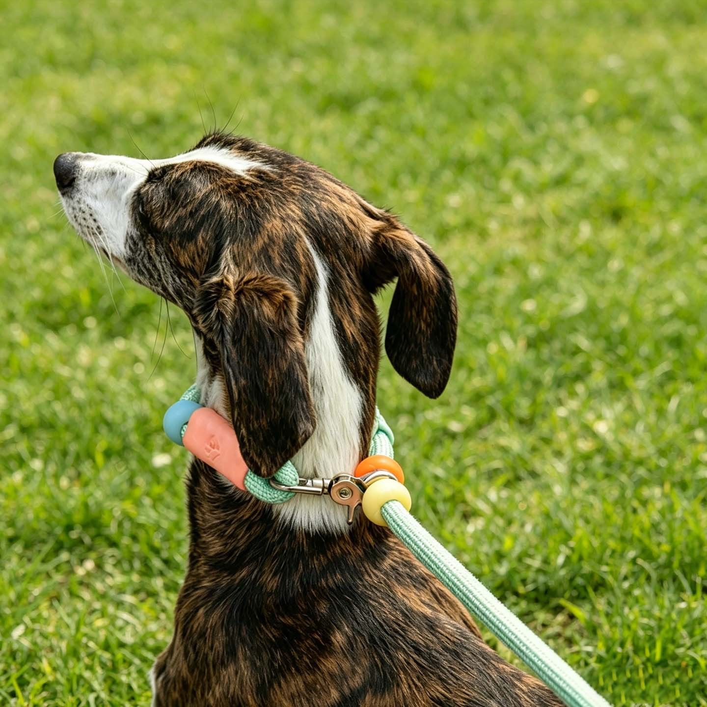 GROW&TAIL Nylon Dog Leash Buffer Handle for Large Dogs view 2