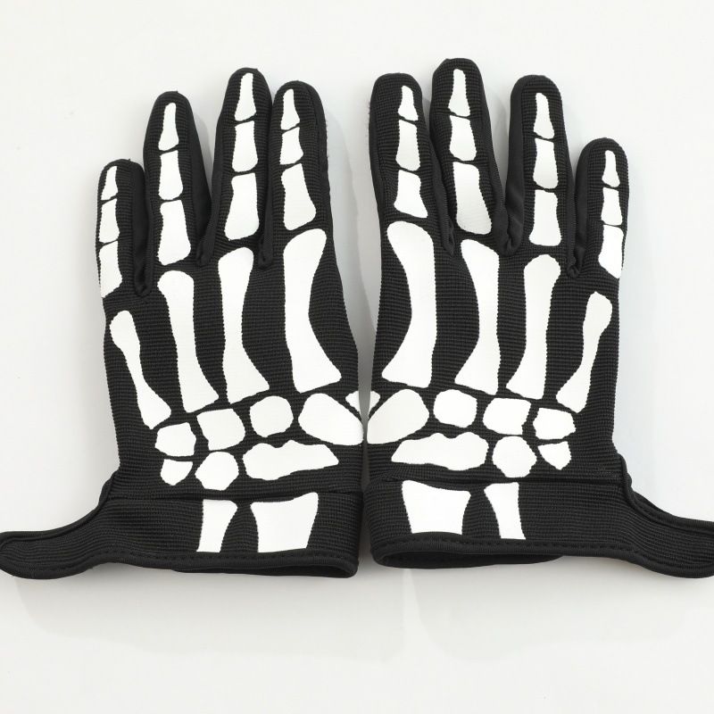 LOHAS FOX Motorcycle Gloves Touchscreen Skull Design view 6
