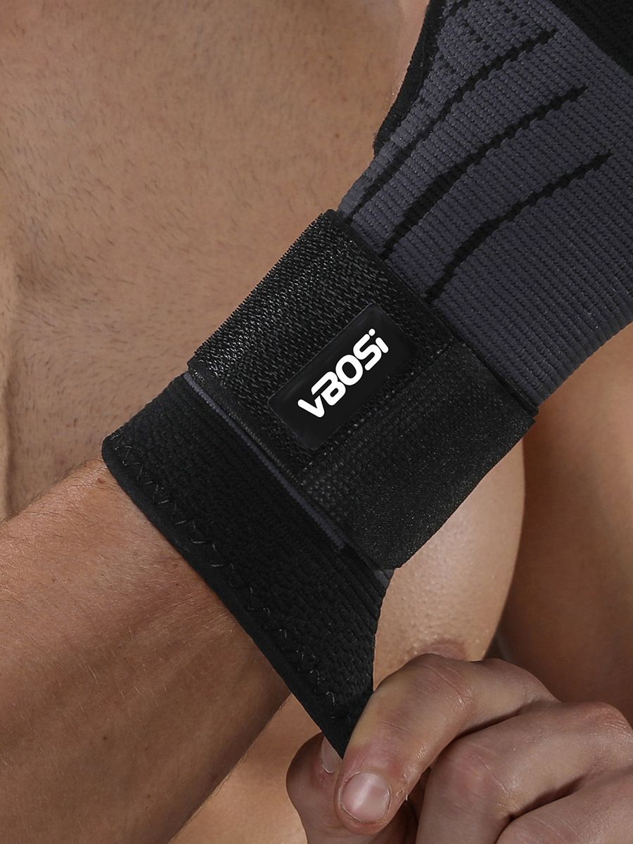 VBOSI Wrist Support Nylon Fitness Sports Protection Green (single pack) M view 4