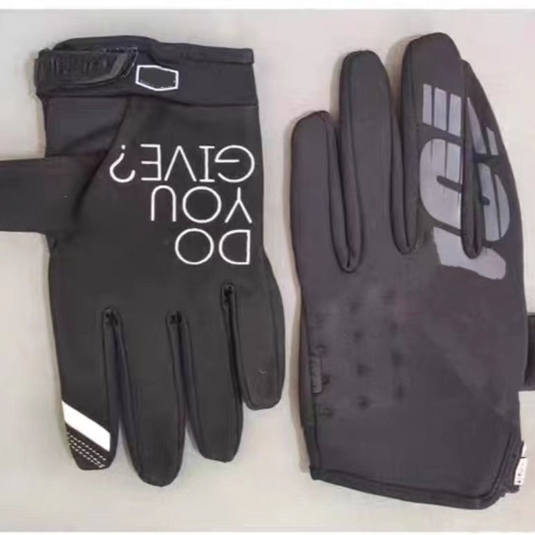 LOHAS FOX Winter Fleece Cycling Gloves Nylon Long Finger Bright yellow M view 4
