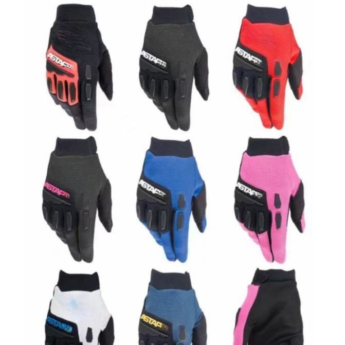 Lohas Fox Bicycle Gloves Nylon Long Finger A pink black logo XL view 2