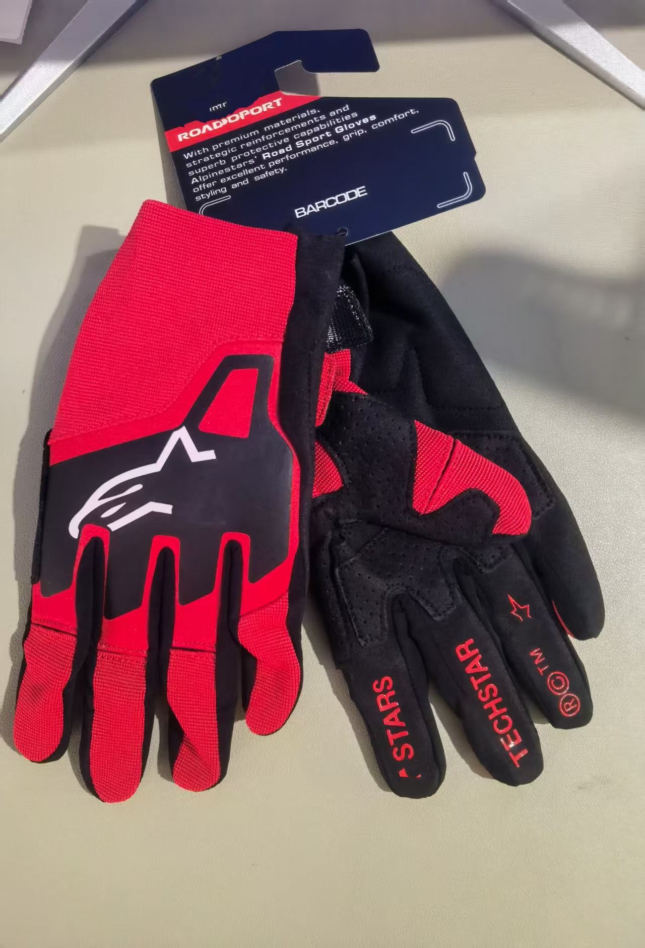 Lohas Fox Bicycle Gloves Nylon Long Finger 25 red M