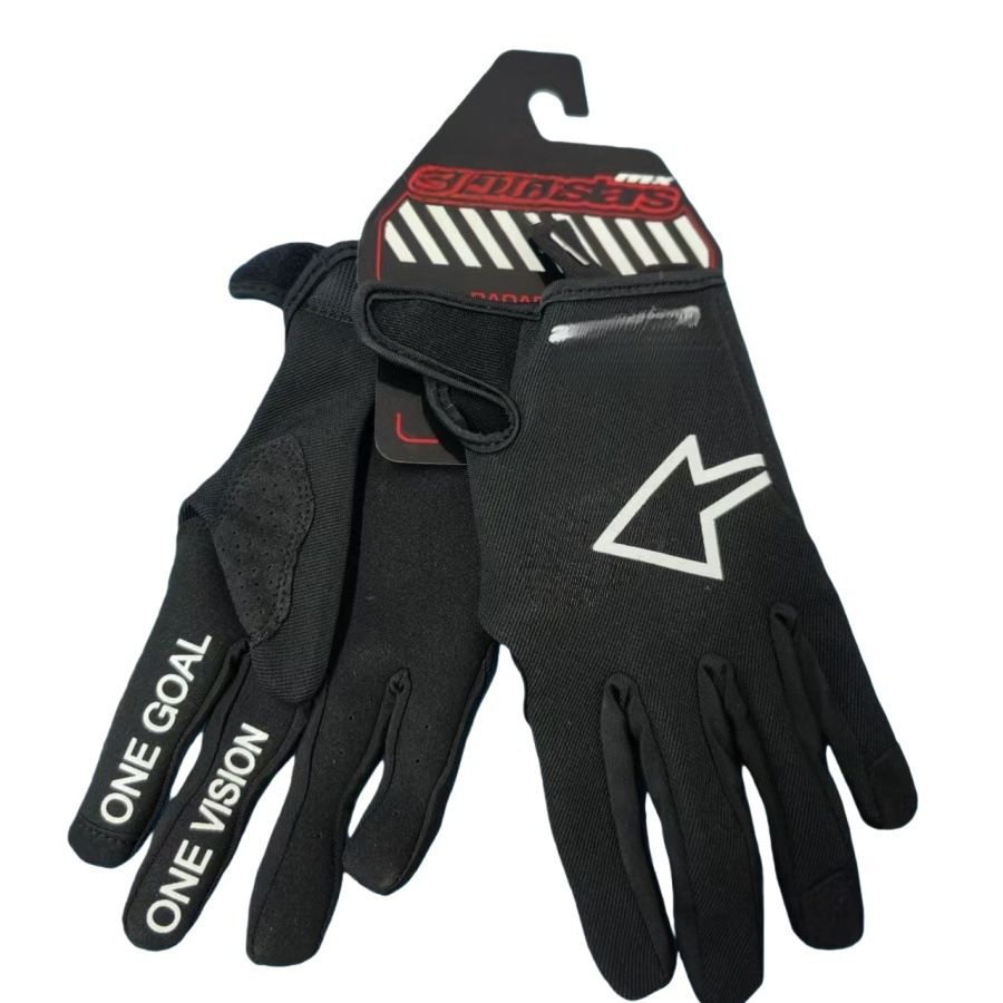 Lohas Fox Bicycle Gloves Nylon Long Finger 24 black white lgo xxl