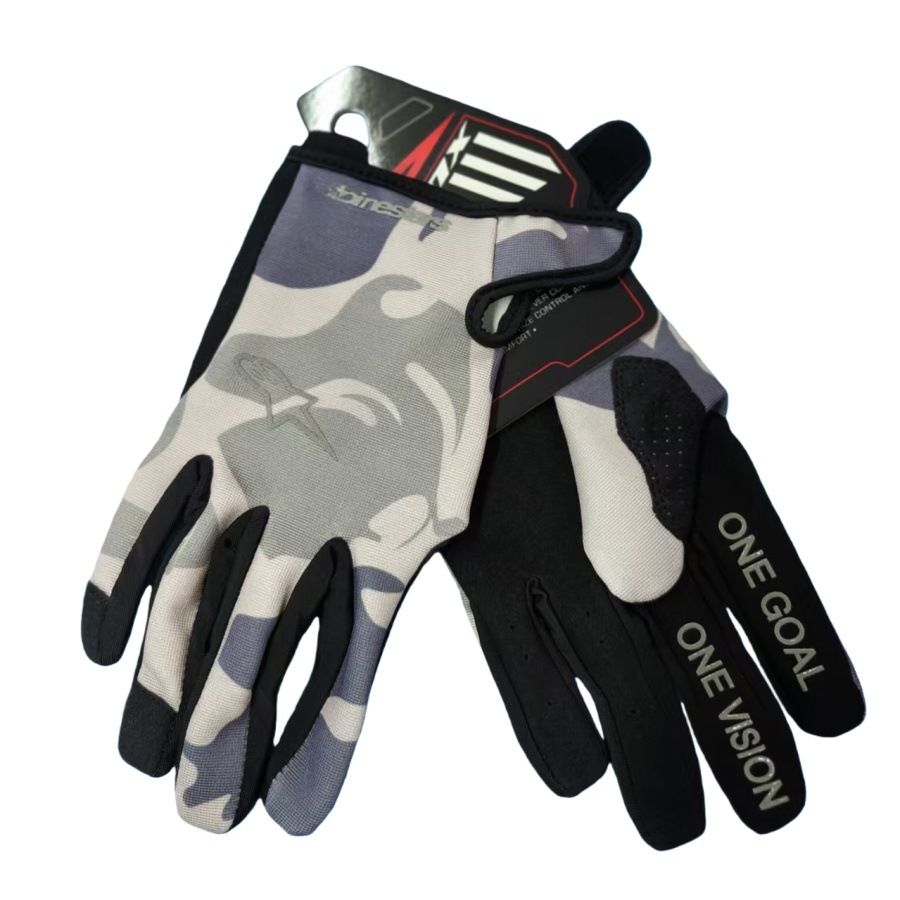 Lohas Fox Bicycle Gloves Nylon Long Finger 24 light camouflage M