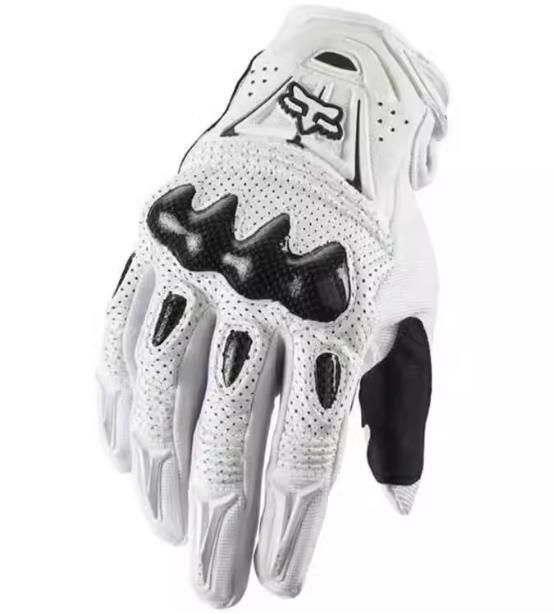 Fisd Bicycle Gloves Nylon Off Road Sport Long Style White flog