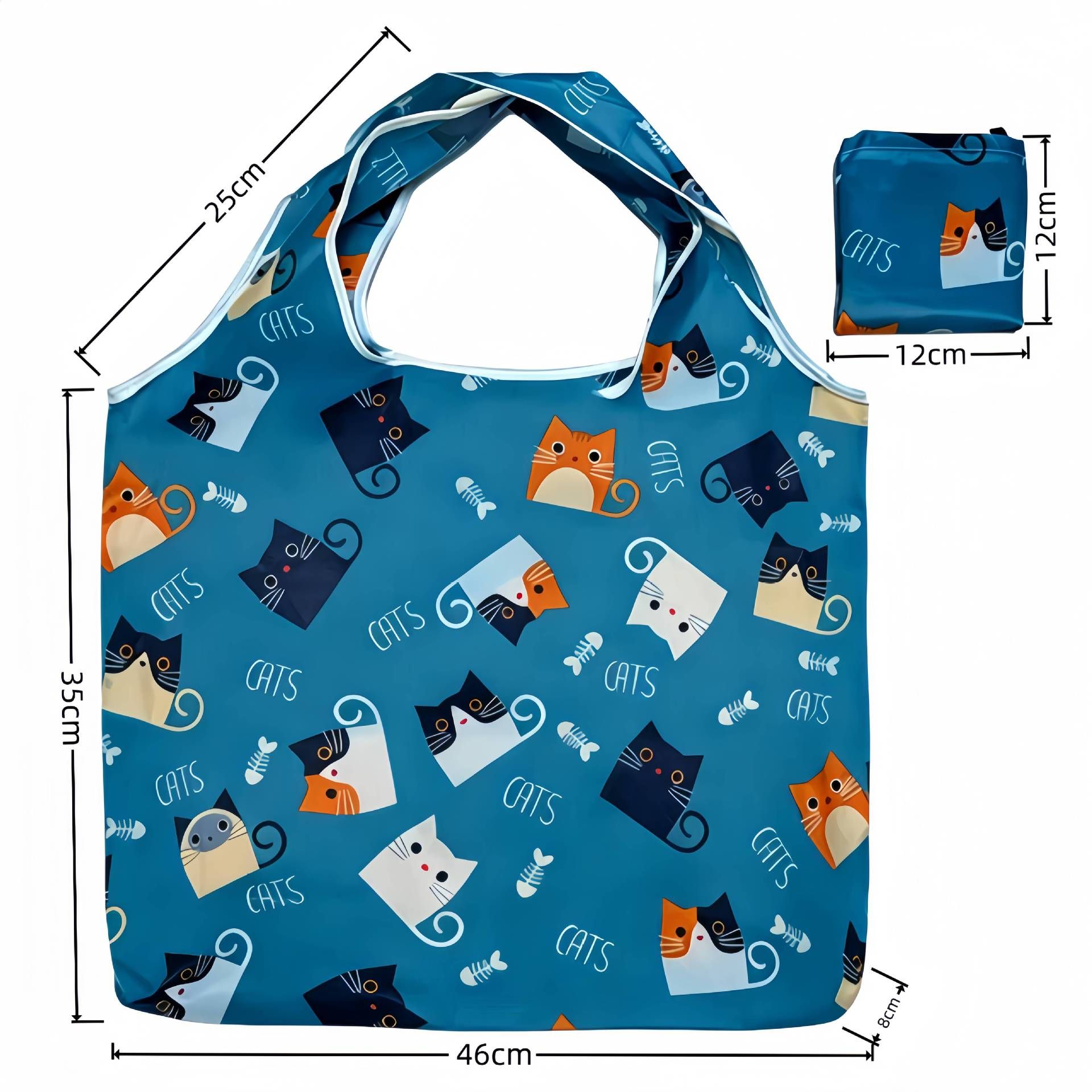 Large Polyester Foldable Shopping Bag 190T Z-023 view 3