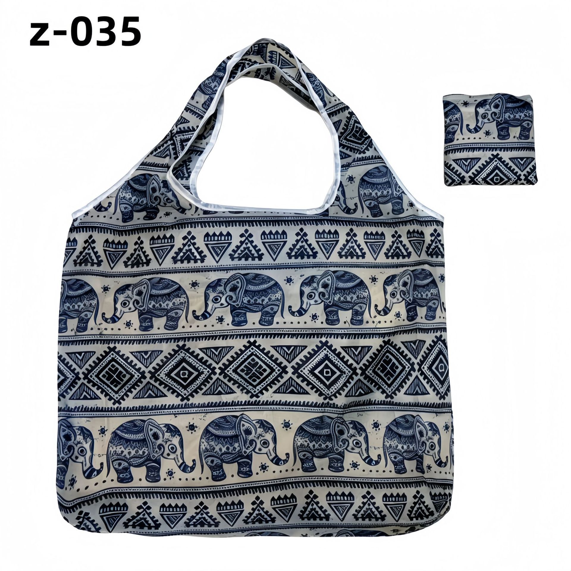 Large Polyester Foldable Shopping Bag 190T Z-035